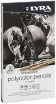 Lyra Rembrandt Polycolour Pencil Tin Box Set, Assorted Grey Tones (12 Pieces)