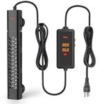 hygger Aquarium Heater, Submersible Fish Tank Heater with Digital LED Controller, Over-Temperature Protection and Automatic Power-Off When Leaving Water (200W for 20-40 Gallon)