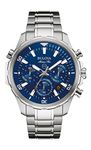 Bulova Marine Star Chronograph Men's Watch, Stainless Steel , Silver-Tone (Model: 96B256)