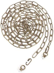 Giluta 19 Feet Heavy Duty Chandelier Chain, Antique Bronze Pendant Light Fixture Chain with Durable Finish, Hanging Extension for Fruit Basket Lantern Lamp Plant, Supports to 65 lbs Maximum Weight
