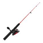 Zebco Dock Demon Red 30 in 1 Pc M Spin Combo 6LB Line