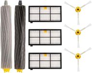 BlueStars Replacement Accessories Parts Kit for iRobot Roomba 800 900 Series 805 860 870 871 880 890 960 Robot Vacuum Cleaner | 1 Debris Extractor 3 HEPA Filters 3 Side Brushes - Extra Screws