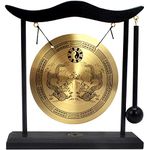 fengshuisale Zen Art Brass Feng Shui Desktop Gong H1303