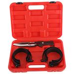 KUNTEC Piston Ring Compressor Tool Kit 2.9 to 4.4 Inch (73-111mm) - Compression Ratchet Tool