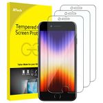 JETech Screen Protector for iPhone SE 3 (2022 3rd Edition) 4.7-Inch, Tempered Glass Film, 3-Pack