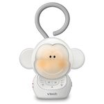 VTech BC8211 - Myla The Monkey - Baby Sleep Soother With White Noise Sound Machine, Soft Ambient Sounds And Melodies, Soft-Glow Night Light, NEW Rechargeable Battery Version.