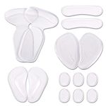 High Heel Pads,Heel Grips for Ladies Shoes Too Big,Heel Grips Liners Inserts, Foot Care Kit to Prevent Blisters, Anti-Slipping Shoe Cushion Transparent