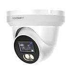 VEEZOOM 5MP PoE Camera, Full Color Night Vision IP Camera, AI Human and Motion Detection, Supports up to 256GB Micro SD, Wide Angle FOV of 103°, IP66 Security Camera Outdoor WS-N151HZ