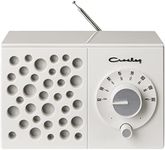 Crosley CR3042A-WS Maverick Portable AM/FM Radio with Bluetooth Receiver, White Sand