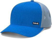 Hurley Men's Caps - H2O-Dri League Baseball Caps for Men with Snapback Closure - Classic Mens Trucker Hats (S-XL), Size One Size, Blue Beyond