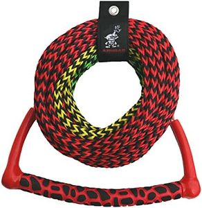 Airhead Water Ski Rope with Radius Handle, 3 Section for Water Skis, Wakeboards and Kneeboards