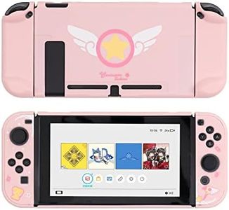 U Core Protective Case for Nintendo Switch, Soft Touch Replacement Shell with Shock-Absorption and Anti-Scratch -Cardcaptor Sakura