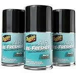 Meguiar's Whole Car Air Refresher, Odor Eliminator Spray Eliminates Strong Vehicle Odors, New Car Scent – Three 2 Oz Spray Bottles