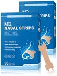 MQ 100ct Upgraded Nasal Strips for Snoring Nose Strips for Breathing Extra Strength Snore Strips to Open Nasal Passages, Relieve Nasal Congestion