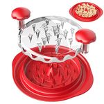 AveFare Pro Chicken Shredder, 10.8" Visible Chicken Breast Shredder Tool Twist, Large Meat Shredder Machine - Ergonomic Handle, Dishwasher Safe, Anti-Slip, Cleaning Brush, Heat Resistant, BPA Free