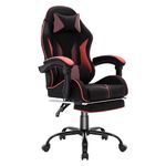 MIXASTEP Gaming Chair Computer Chair Office chair Racing chair Desk chair Swivel Chair Cute Gamer Chair Ergonomic chair with Footrest and backrest support,Chair for Adult Boy Girl Teen Kids Black