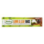 BioBag Premium Compostable Lawn & Leaf Yard Waste Bags, 33 Gallon, 60 Count