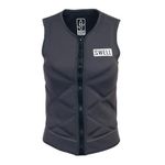 Womens Neoprene Wakesurf Comp Vest - Designed Exclusively for Wake Surfing, but Great for All Other Watersports Activities! (Charcoal, XS)