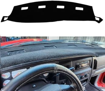 KEDAKEJI Black Dashboard Cover Dash Cover Mat Compatible with 2002-2005 Dodge Ram 1500,2003-2005 2500/3500(Ram 02-05)