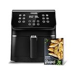 Cosori Proii Air Fryer Oven Combo, 5.8qt Max Xl Large Cooker with 12 One-touch Saveable Custom Functions, Cookbook and Oneline Recipes, Nonstick and Dishwasher-safe Detachable Square Basket