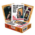 AQUARIUS Texas Chainsaw Massacre Playing Cards - TTCM Themed Deck of Cards for Your Favorite Card Games - Officially Licensed TTCM Merchandise & Collectibles - Poker Size with Linen Finish