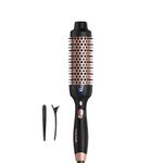 Wavytalk Thermal Brush, Heated Hot Brush Styling, 38mm IonicThermal Round Iron for Blowout Express, Heated Curling Iron Create Natural Curls, Dual Voltage and UK Plug, Rose Gold