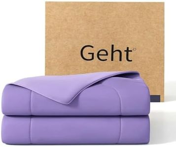 Gehtmnl Cooling Blanket for Hot Sleepers & Night Sweats – Cooling Comforter, Breathable Lightweight Double-Sided Summer Bedding, Breathable Soft All Season (Lavender, Queen(90"x90"))