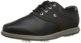 FootJoy Women's Fj Traditions Golf Shoes, Black, 5.5 UK Wide