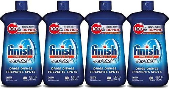 Finish Jet-Dry Rinse Aid, 8.45oz, Dishwasher Rinse Agent & Drying Agent (4X8.45oz)