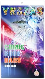 YNSZAS Comic Book Sleeves, Upgrade Polypropylene(PP) Acid-Free Materials,Resealable Crystal Clear Comic Book Storage Boards Bags,20% Thicker Better Comic Collection Display,7.125 x 11.5 Inch,200-Count