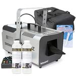 beamz Snow Machine 1800w Snowflake Christmas Storm Blizzard 10L Fluid + Carry Case Bag