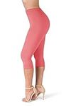 SATINA High Waisted Leggings for Women | Women’s Leggings in Capri & Full Lengths | Regular & Plus Sizes 2.5 cm Waistband