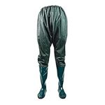 SM SunniMix Fishing Hip Waders Hunting Men Woman Wader Elastic Waistband Wading Pants, Green, 37