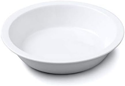 WM Bartleet & Sons 1750 T395 Round Pie Dish, White