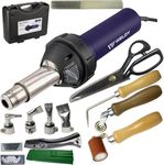 Weldy Professional 110V 1600W Hot Blast Torch Heat Welding Gun Welder Pistol Tool Hot Air Gun PVC Flooring Welding Tool Kit