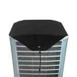 TOEMUE Air Conditioner Cover for Outside Units, Heavy Duty Central AC winter Cover Top Universal Outdoor AC Cover Defender，All Season Waterproof Snow Outdoor AC Top Cover Black(36"x36")