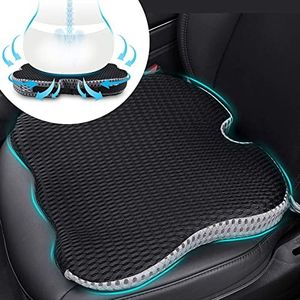 VIYNRAN Seat Wedge Cushion with Cover for Sciatica Coccyx Tailbone Hip Posture Correction, Lumbar Support Pads Back Pain Relief Breathable Seat Cushion for Car Driver Seat, Office Chair, Wheelchair