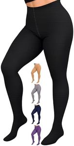 ABSOLUTE SUPPORT - Opaque Compression Stockings Pantyhose Women 20-30mmHg for Circulation - Made in USA - Firm Graduated Support Hose for Ladies - High Waist Tights - Black, X-Large
