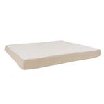 Orthopedic Dog Bed - 2-Layer Memory Foam Crate Mat with Machine Washable Sherpa Cover - 44x35 Pet Bed for Large Dogs up to 100lbs by PETMAKER (Tan)