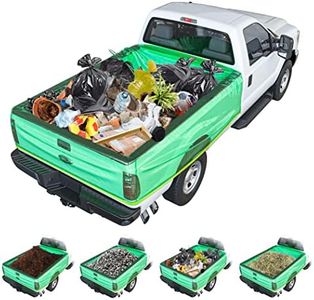 Skywin Truck Pickup Bag - Truck Sized Multi-Use Bag, Durable Truck Bag and Giant Pickup Liner with Drawstring, Fits All Truck Size - Giant Bag 101 x 75 x 50 inches, Green