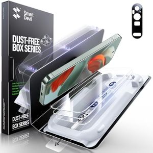 SMARTDEVIL 3 Pack Screen Protector for Google Pixel 9 Pro with 1 Pack Camera Lens Protector, Finger Print Reader Compatible, Clear 9H Tempered Glass Film, Alignment Frame, Fast & Easy Installation