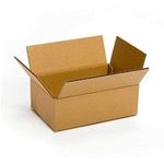 K K Industrial Multipurpose Brown Square Cardboard Box for Packing, Packing Material, Self Locking Corrugated Boxes 6x4x1.5 Inch Sturdy Boxes for Online Selling/E-commerce Shipping (Pack of 100)