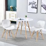 White Round Chair