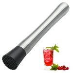 Ortarco 8 Inch Stainless Steel Muddler for Cocktails