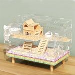 8 in 1 Acrylic Hamster Cage with Al