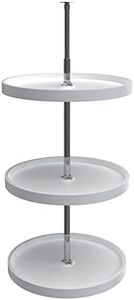 Rev-A-Shelf 20" Full Circle 3-Shelf Lazy Susans, White