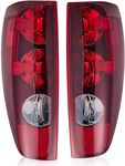 Compatible with 2004-2012 Chevy Colorado Tail lights assembly GMC Canyon OE Style w/o bulbs Replaces GM2800164 GM2801164 Pair