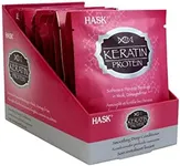 HASK Keratin Smoothing Deep Conditioner Treatments for all hair types, color safe, gluten-free, sulfate-free, paraben-free - Pack of 12