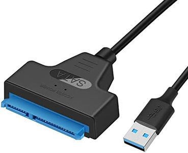 Unnderwiss Cable sata to usb Adaptateur SSD/HDD Compatible avec les disques durs externes et internes, 2,5 pouces Compatible avec les systèmes d'exploitation Windows, Mac et Linux
