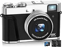 NEZINI 4K Digital Camera,Auto Focus